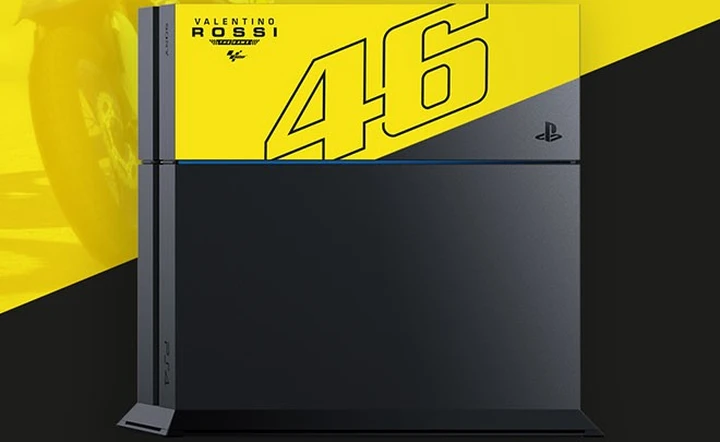 PlayStation4 personalizzata Valentino Rossi The Game