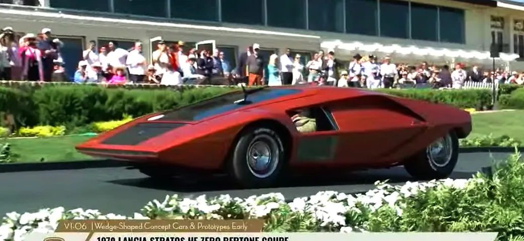 Lancia Statos's Zero protagonista al Pebble Beach Concours d'Elegance