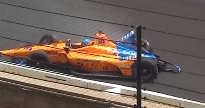 500 miglia Indianapolis 2019: Fernando Alonso va a sbattere [Video]
