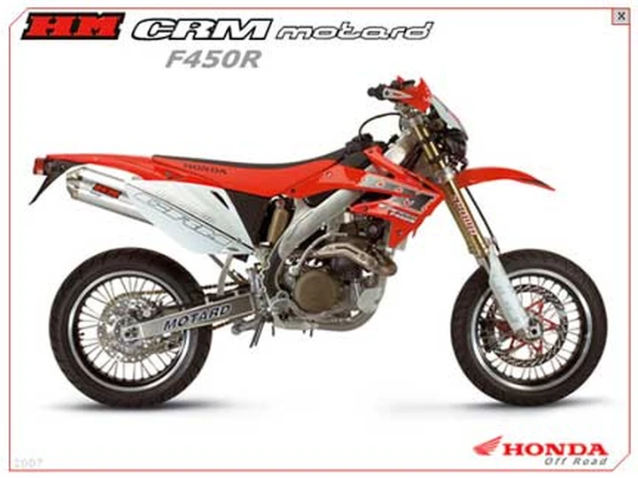 2007 HM CRM F450R e F450X