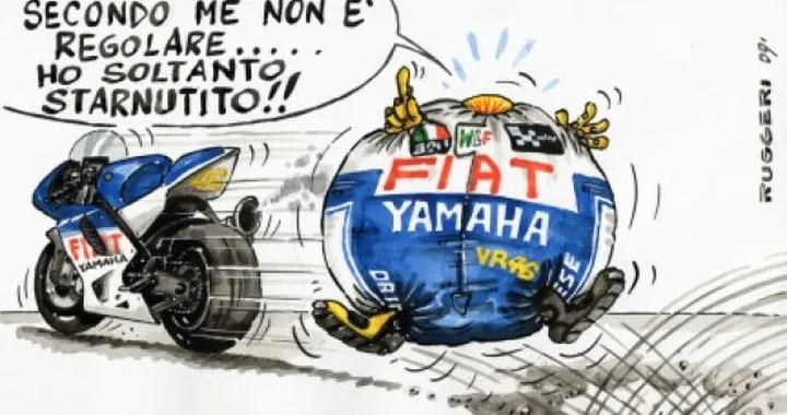 Valentino Rossi testa una tuta... troppo hi-tech!