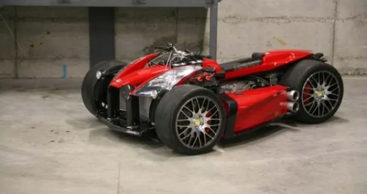 Curiosità: dalla Francia un quad con motore V8 Ferrari