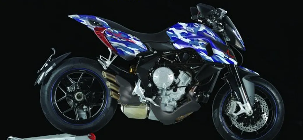 MV Agusta Rivale 800 Navy & Desert Special Edition by TecnoArt Sersan
