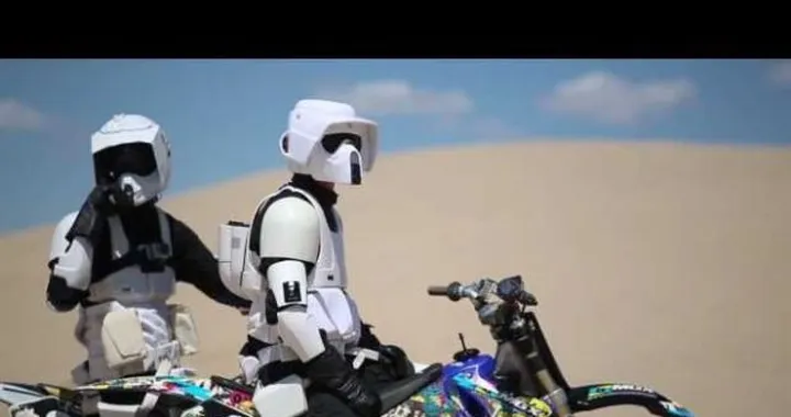 Star Wars e FMX: un freestyle da balle spaziali