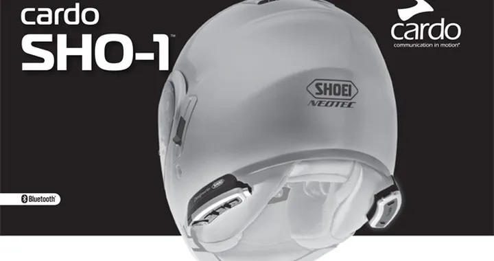 Sistema di Comunicazione Cardo SHO-1 per caschi SHOEI