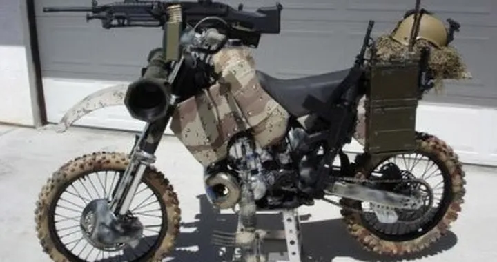 Custom Desert Patrol Bike