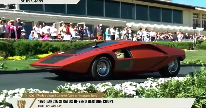 Lancia Statos's Zero protagonista al Pebble Beach Concours d'Elegance