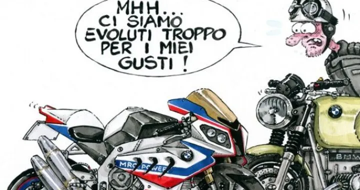 Motociclisti di vecchio stampo