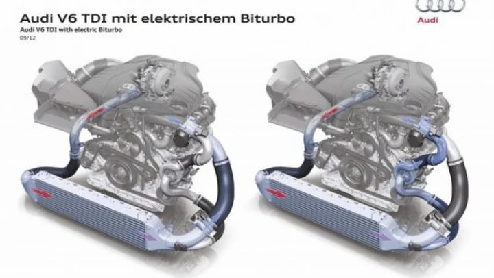 Audi V6 TDI electric biturbo: allo studio il diesel col compressore elettrico