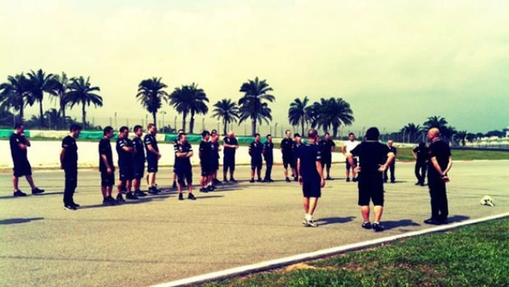 La Honda saluta il Sic nella curva maledetta di Sepang