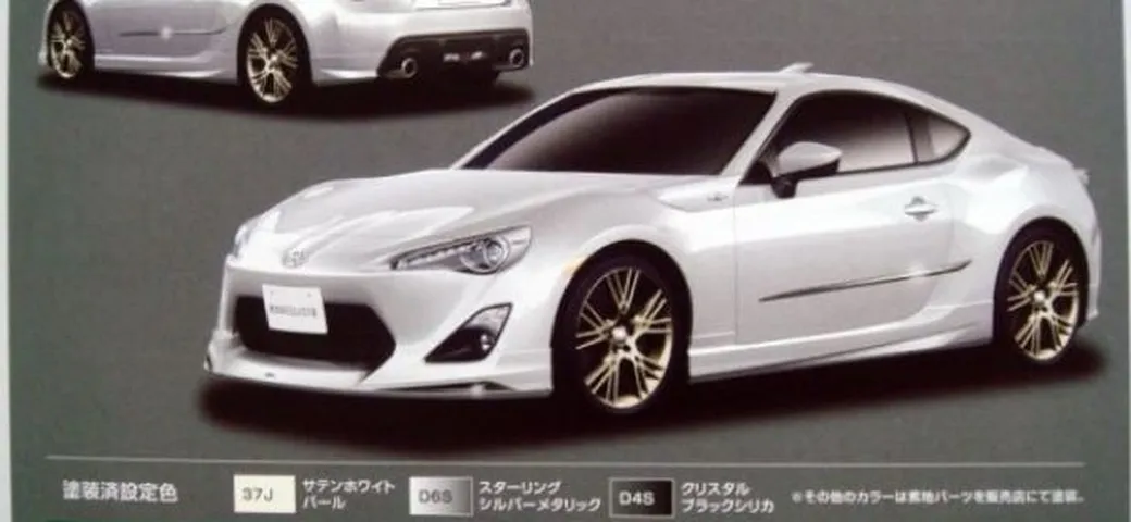 Toyota FT-86: trapelano i dati ufficiali