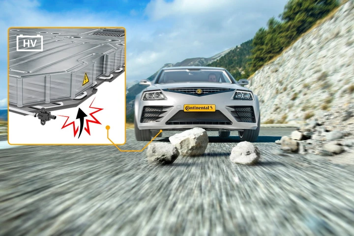 Continental e i sensori proteggi batteria per le elettriche