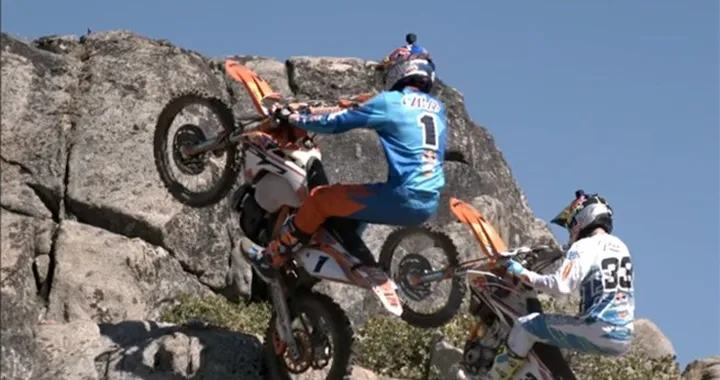 Video: Super slow-motion Enduro