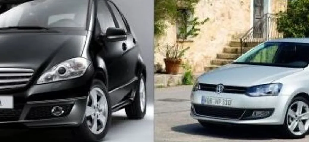 Cittadine tedesche: Volkswagen Polo contro Mercedes Classe A