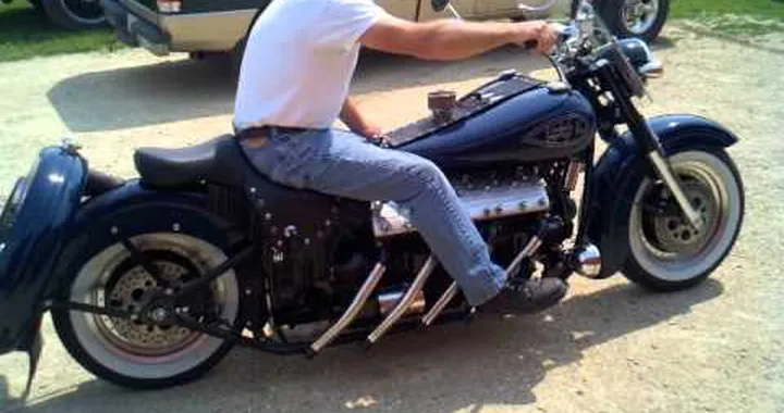 Lincoln Zephyr Flathead V12 Motorcycle