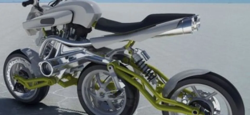 Moto Axial 3 Wheels: in-line Trike