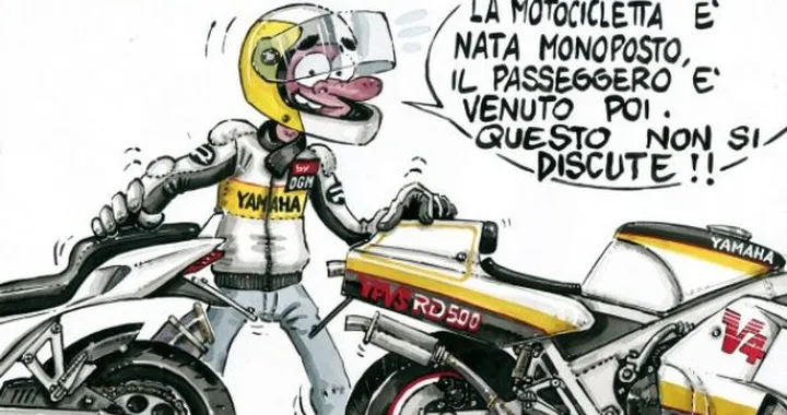 La moto è nata monoposto?