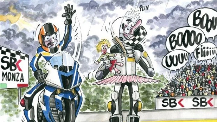 Piloti SBK, pettinatori di bambole!