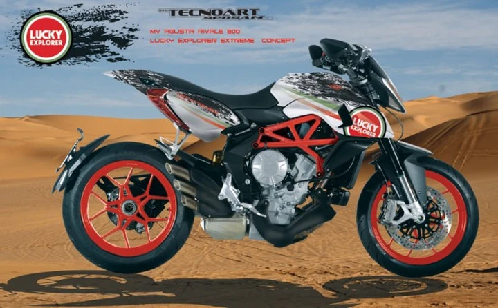 MV Agusta Rivale 800 Lucky Explorer Extreme Concept