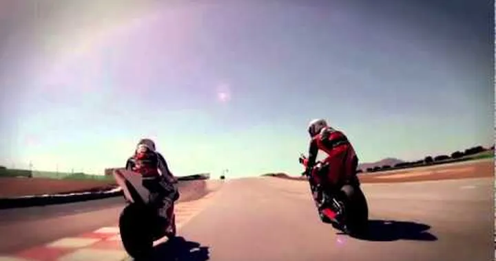 KTM RC8R 1190 Track 2011 onboard a Valencia