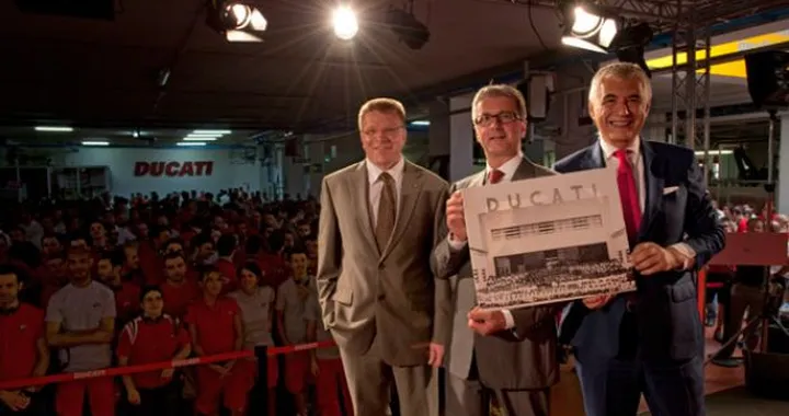 Prima visita in Ducati di Rupert Stadler, AD AUDI: "Ducati rimarrà Ducati"
