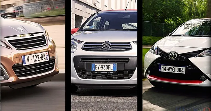 Toyota Aygo, Citroen C1, Peugeot 108: le piccole a confronto
