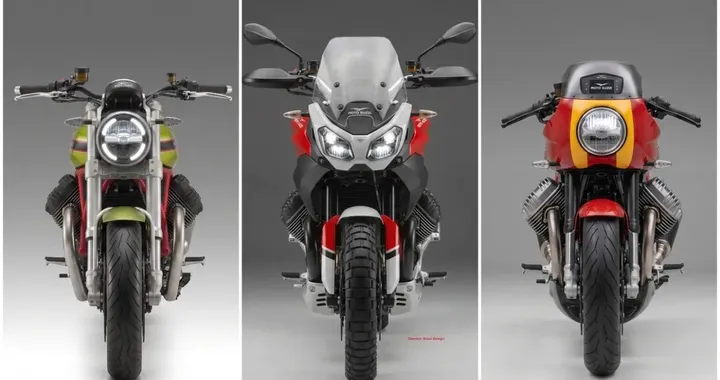 Moto Guzzi V85 TT: tre nuove versioni nei render di Oberdan Bezzi