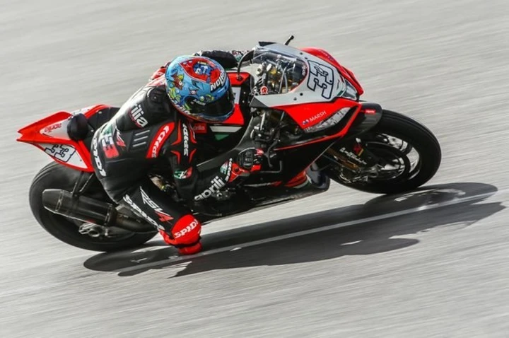 Test SBK Portimao, volano le Suzuki. Melandri 5°: 