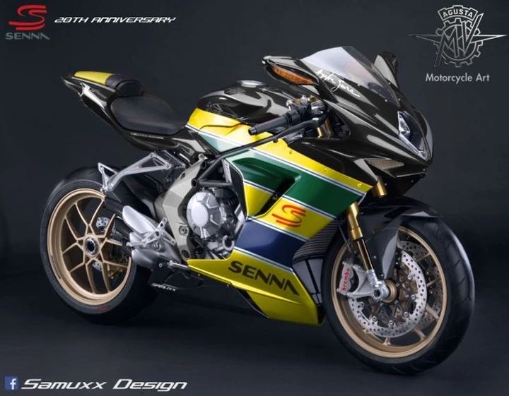Foto del giorno: MV Agusta F3 Aytron Senna 20th anniversary