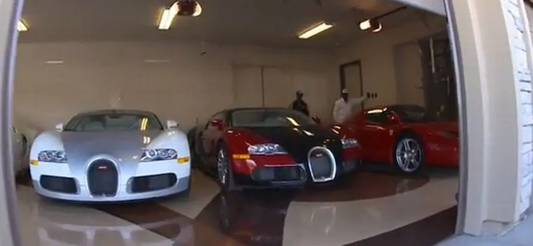 Il garage di Floyd Mayweather