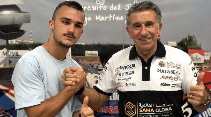 Canet in Moto2 nel 2020 con l'Angel Nieto Team