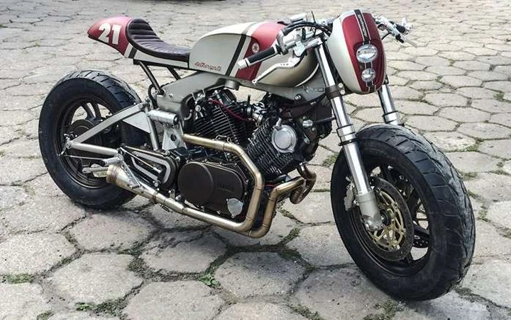 Yamaha XV750 by Cardsharper Customs