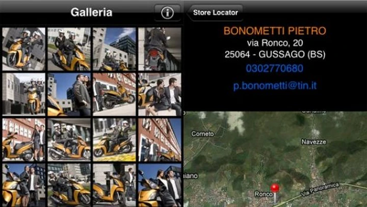 Kymco: applicazione iPhone/iPad “People GTi”