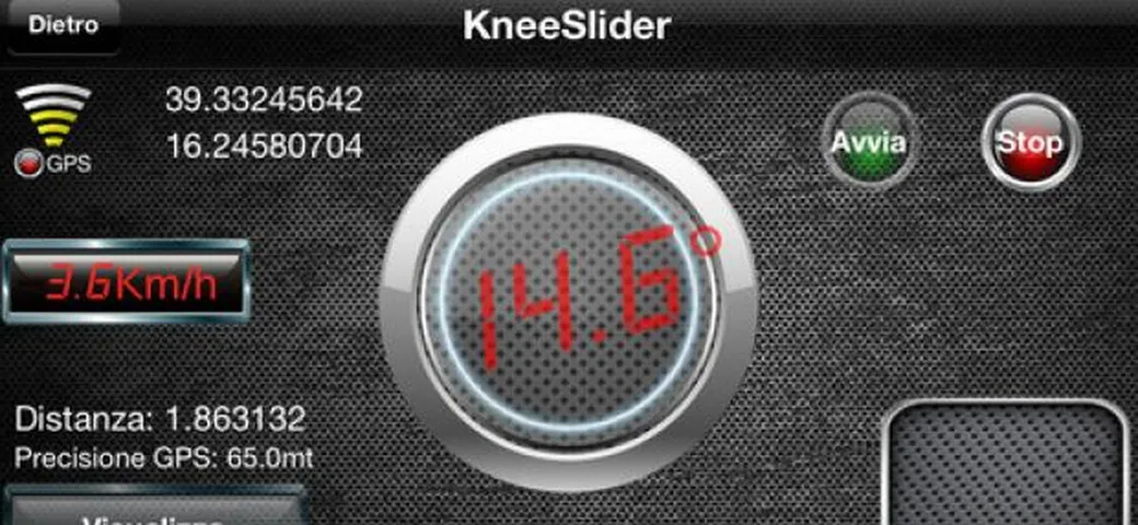 Rubrica App per Motociclisti: KneeSlider misura il vostro angolo di piega