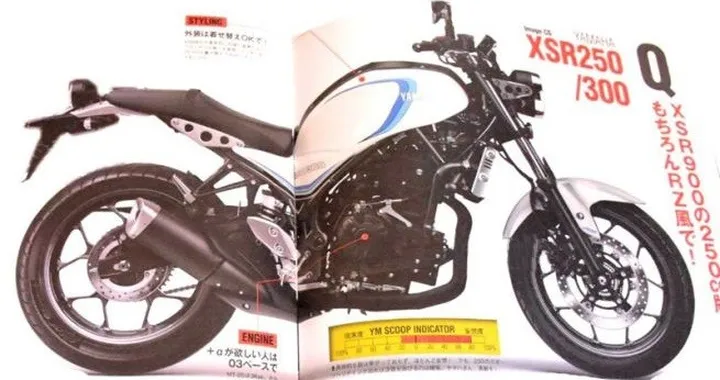 Yamaha XSR300: sarà l'erede della mitica RD350?