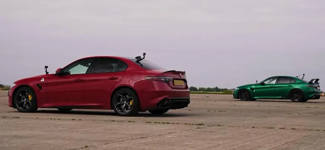 Alfa Romeo Giulia Quadrifoglio contro GTA nella drag race [Video]