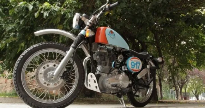 SuperNaag 917, Porsche tributo su base Royal Enfield 500 Electra