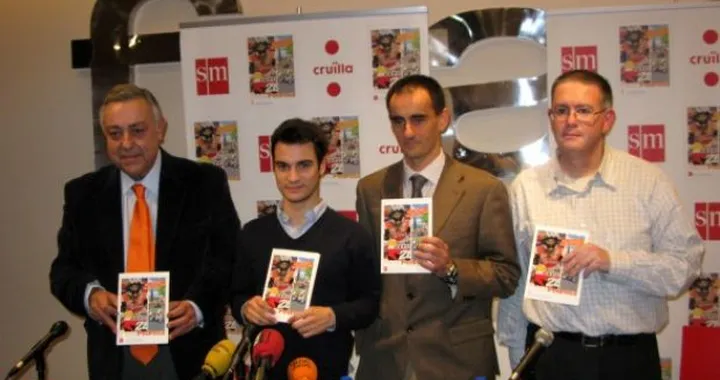 Dani Pedrosa presenta il libro per bambini "Due folletti meccanici per Dani Pedrosa". Parte del ricavato andrà in beneficienza.