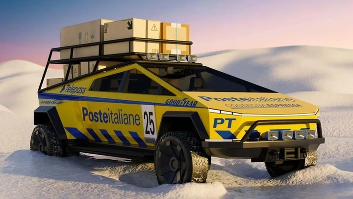 Tesla Cybertruck: ecco la versione di Garage Italia per Poste Italiane