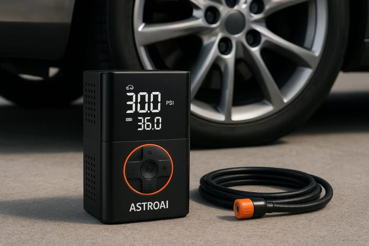 Mini compressore AstroAI L7: praticità compatta in offerta a meno di 20 euro su Amazon