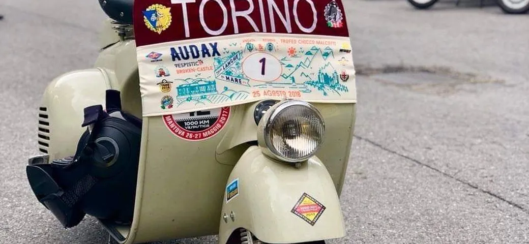 Torino - Capo Nord con la Vespa Farobasso del 1955 di 