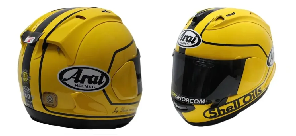 Arai omaggia Joey Dunlop a 25 anni dalla scomparsa con un casco commemorativo
