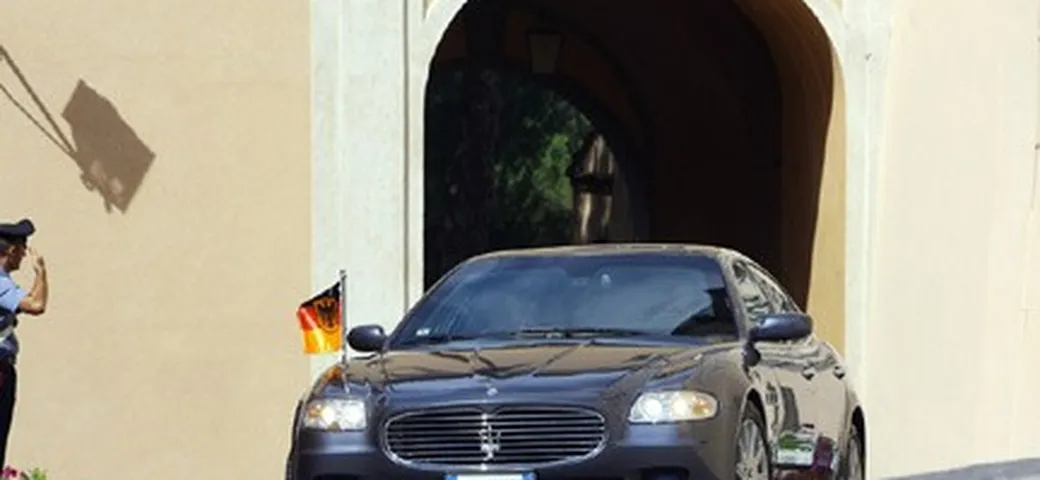 Maserati per il Cancelliere tedesco...