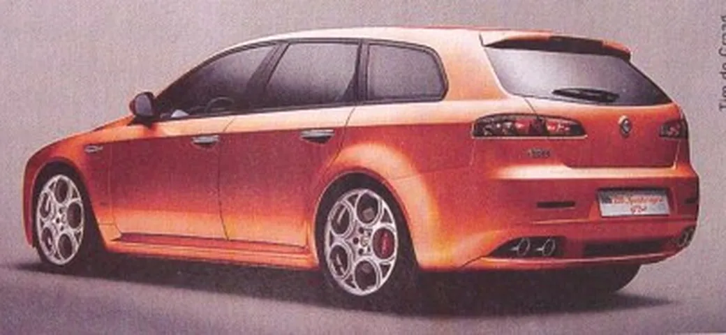 Ipotesi di Alfa 159 Sportwagon GTA