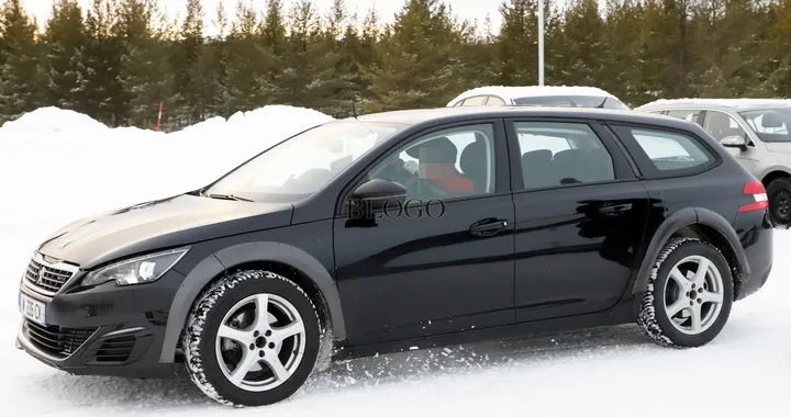 Peugeot 508: foto spia sulla neve
