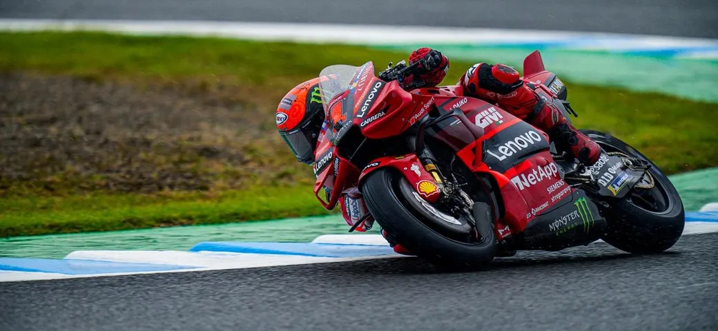 Ducati Lenovo Team: Bagnaia conclude il GP del Giappone in seconda posizione