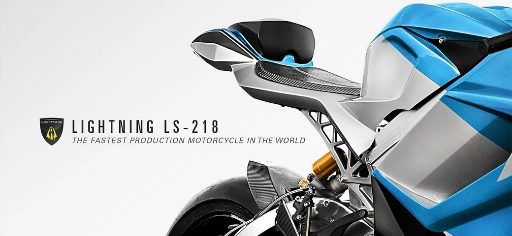 Moto elettriche Lightning LS-218: 160-240 km/h in 2 secondi