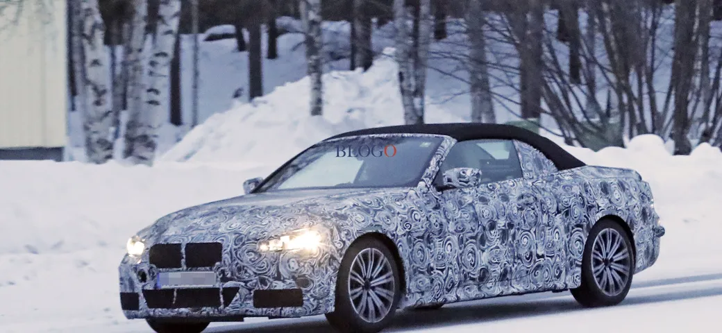 BMW Serie 4 Cabrio: foto spia sulla neve