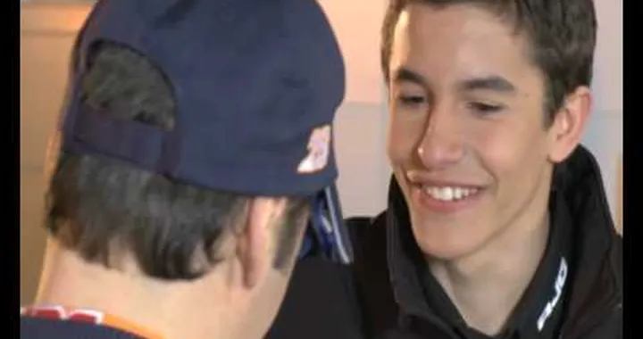 Dani Pedrosa e Marc Márquez in una speciale competizione