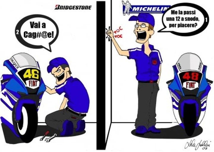 Vignetta: Armonia nel Team Fiat-Yamaha